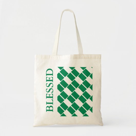 NIGERIA FLAG Blessed Tote Bag (Voorkant)