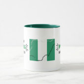 NIGERIA FLAG Funny HOUDT JE WAHALA Mok (Midden)