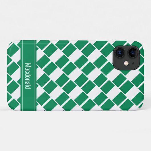 NIGERIA FLAG Gepersonaliseerd Patriottisch Nigeria Case-Mate iPhone Case (Achterkant (horizontaal))