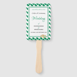 NIGERIA FLAG Gepersonaliseerd Schrift bruiloft pro Handwaaier