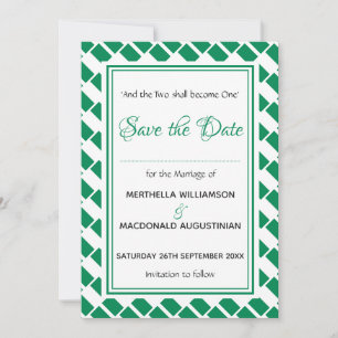 NIGERIA FLAG Gepersonaliseerd Scripture Naija Nige Save The Date