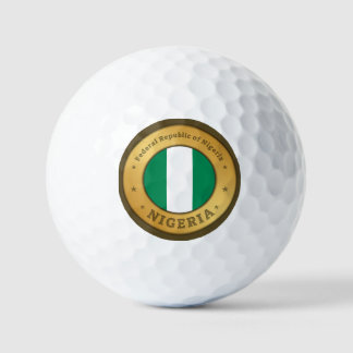 Nigeria Flag Golfballen