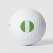 Nigeria Flag Golfballen (Voorkant)