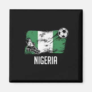Nigeria Flag Jersey Nigerian Soccer Team Nigerian  Magneet