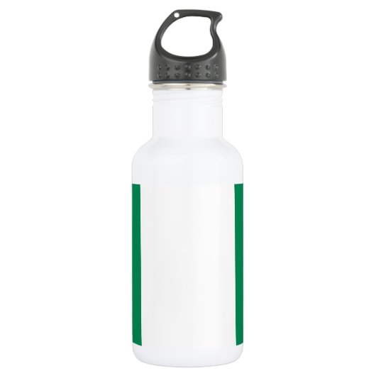 Nigeria Flag Liberty Bottle Waterfles (Voorkant)
