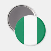 Nigeria Flag Magnet (Voorkant / Achterkant)