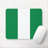 Nigeria Flag Mousepad Muismat (Met muis)