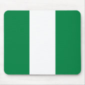 Nigeria Flag Mousepad Muismat (Voorkant)