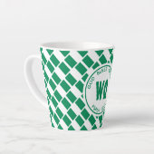 NIGERIA FLAG | Naija |  patriottisch Latte Mok (Linkerhoek)