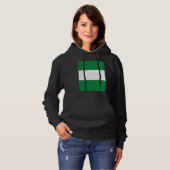 Nigeria Flag Nigerian Pride Travel Hoodie (Voorkant volledig)