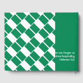 NIGERIA FLAG Patriotic Gepersonaliseerd GREEN Nige Gastenboek (Achterkant)