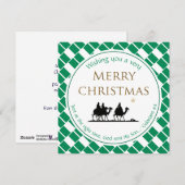 NIGERIA FLAG Three Wise Mannen NIGERIAN Kerstmis Feestdagenkaart (Voorkant / Achterkant)