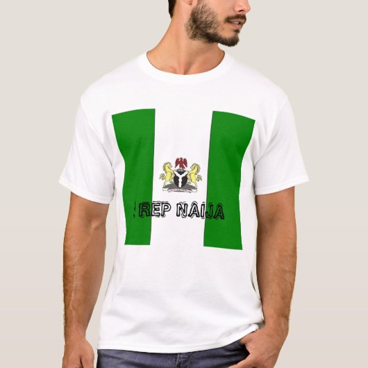 nigeria_Full, IK REP NAIJA T-shirt (Voorkant)