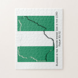 NIGERIA | Gezegende natie | NIGERIAN FLAG Legpuzzel