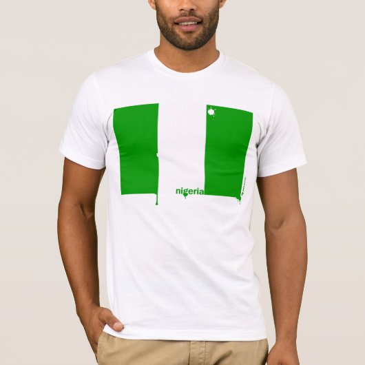 Nigeria Grunge t-shirt (Voorkant)