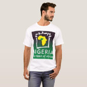 Nigeria, hart van Afrika T-shirt (Voorkant volledig)
