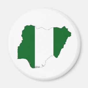 nigeria het symbool van de landenvlag magneet