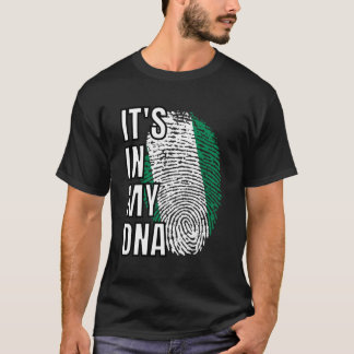 Nigeria Het zit in mijn DNA-vingerafdruk T-shirt