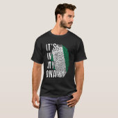 Nigeria Het zit in mijn DNA-vingerafdruk T-shirt (Voorkant volledig)