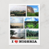 Nigeria - Ik hou van - Briefkaart (Voorkant)