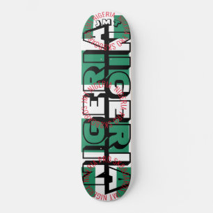 NIGERIA JMT NIGERIA 8 1/4" Skateboarddek Persoonlijk Skateboard