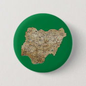 Nigeria Kaart Button (Voorkant)