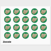 Nigeria Kaart Sticker (Vel)