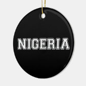 Nigeria Keramisch Ornament (Links)