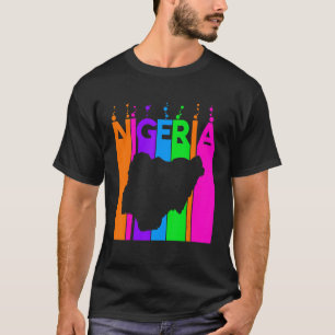 Nigeria Kleurrijke Bellen T-shirt
