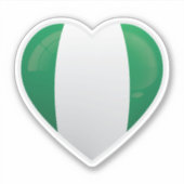 Nigeria Liefdesicoon Sticker (Voorkant)