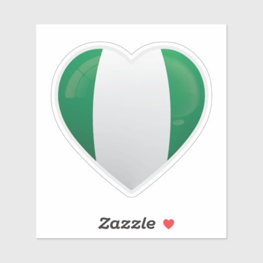Nigeria Liefdesicoon Sticker (Vel)