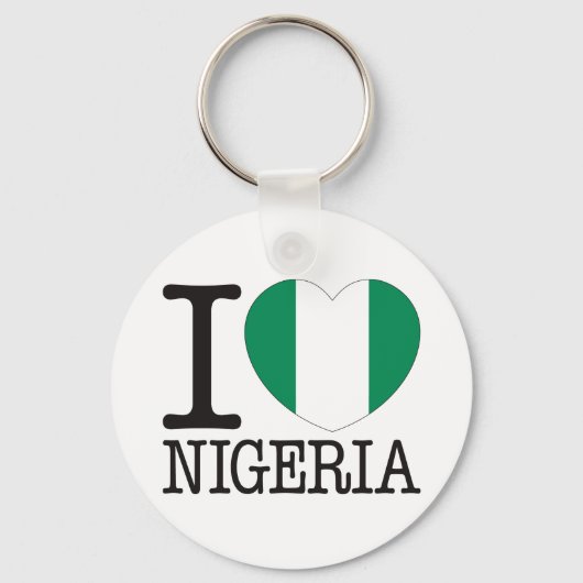 Nigeria Love v2 Sleutelhanger (Voorkant)