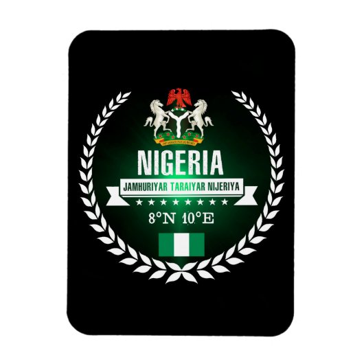 Nigeria Magneet (Verticaal)