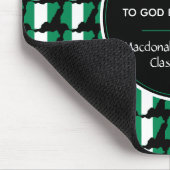 NIGERIA Map Patriotic Afstuderen Custom HALLELUJAH Muismat (Hoek)
