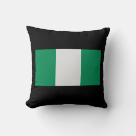 Nigeria met Nigeriaanse vlag (West-Afrika) Kussen