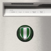 Nigeria Metallic Emblem Magneet (Insitu (Vaatwasser))