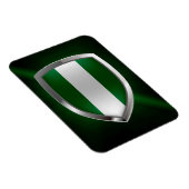 Nigeria Metallic Emblem Magneet (Rechterzijde)