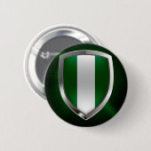 Nigeria Metallic Emblem Ronde Button 5,7 Cm (Voorkant /achterkant)