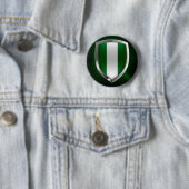 Nigeria Metallic Emblem Ronde Button 5,7 Cm (In situ)