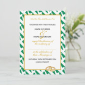 NIGERIA Naija Christelijk Wedding Kaart (Staand voorkant)