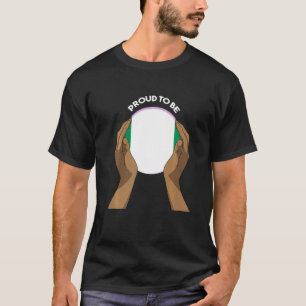 Nigeria Nigeriaans Afrika werpt de deur uit naar d T-shirt