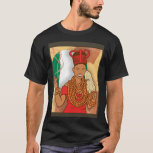 Nigeria Nigeriaans West-Afrika trots prinses konin T-shirt