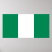 Nigeria - Nigeriaanse vlag Poster (Voorkant)