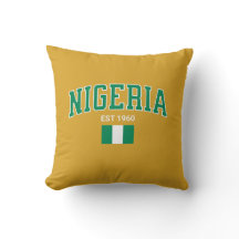 Nigeria Oprichting 1960 — Erfgoed Kussen