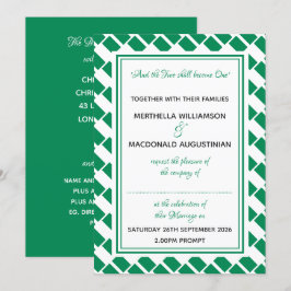 NIGERIA Patriottische Schrift Gepersonaliseerde br Kaart