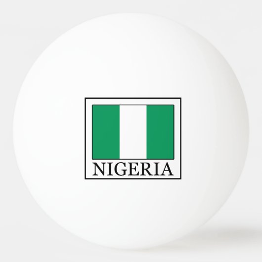Nigeria Pingpongbal (Voorkant)