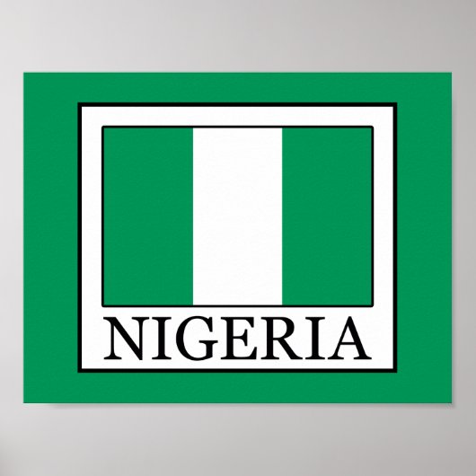 Nigeria Poster (Voorkant)