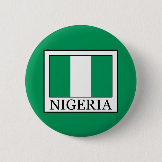 Nigeria Ronde Button 5,7 Cm (Voorkant)