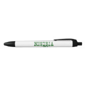 Nigeria Roots Green Word Art Zwarte Inkt Pen (Bovenkant)