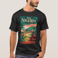 Nigeria Schilderachtige Illustratie Reis Kunst Vin